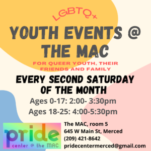 Pride Youth Events at the MAC